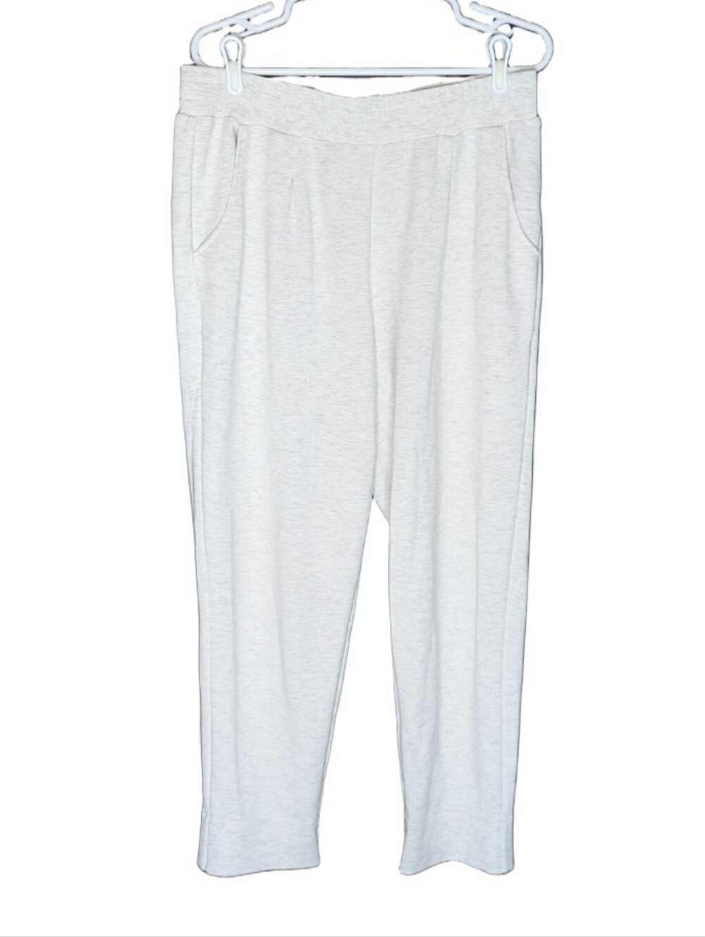 Varley Women The Rolled Cuff Pant Ivory Marl Size XL